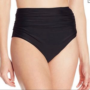 Black high waisted bikini bottoms size 4-6 NWT